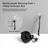 Styling Hanger Fixed Axis + Tilt Telescopic Rod